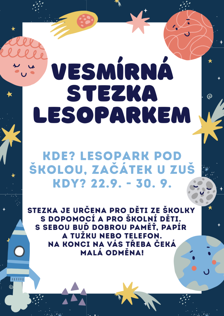 Vesmírná stezka lesoparkem