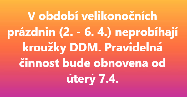Velikonoční prázdniny