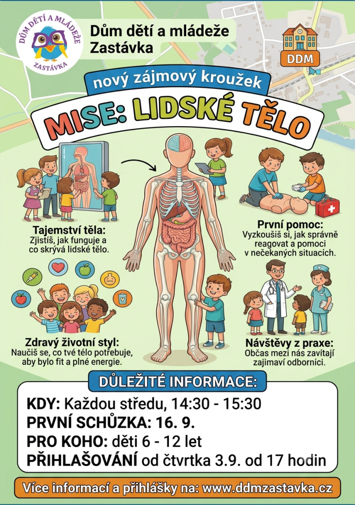 Nový kroužek Mise: Lidské tělo