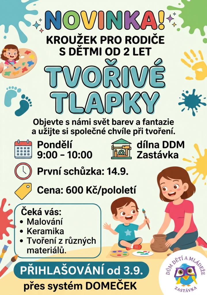 NOVINKA Tvořivé tlapky
