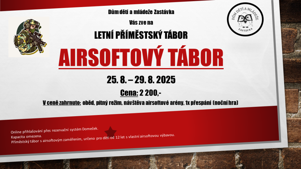 Nabídka Airsoftového tábora