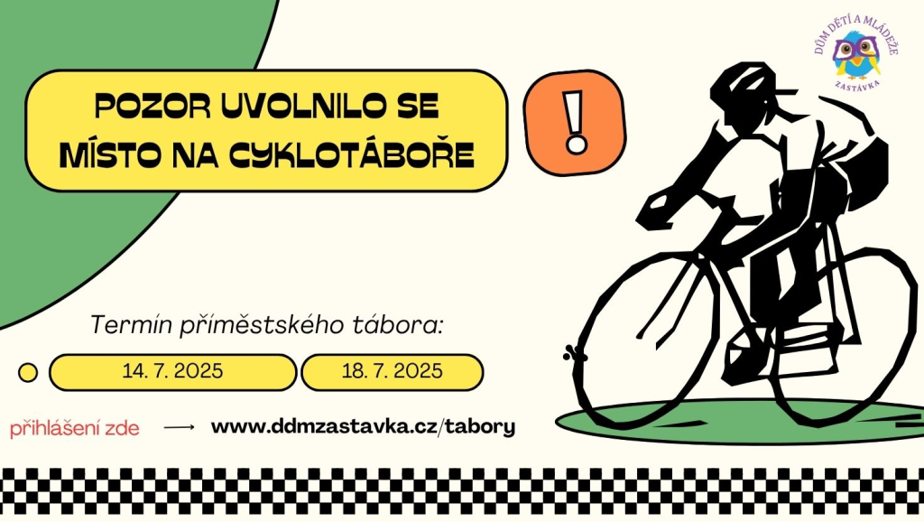 Volná místa na cyklotáborě