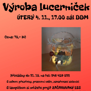 Výroba lucerniček