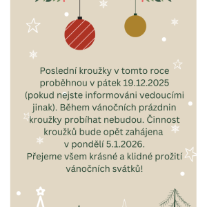 Vánoční prázdniny