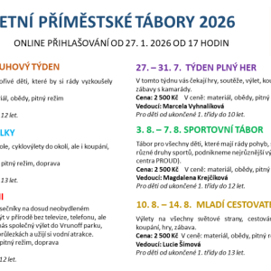 Letní příměstské tábory