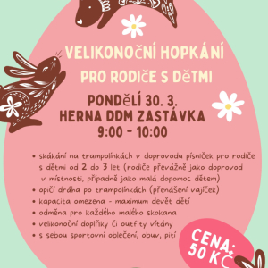Velikonoční hopkání pro rodiče s dětmi