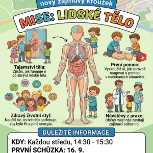 Nový kroužek Mise: Lidské tělo