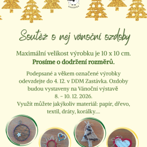 Soutěž o nej vánoční ozdoby
